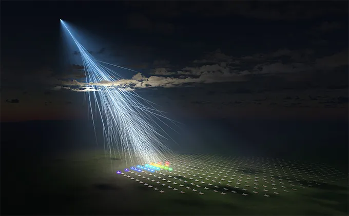 A rare, extremely energetic cosmic ray has mysterious origins