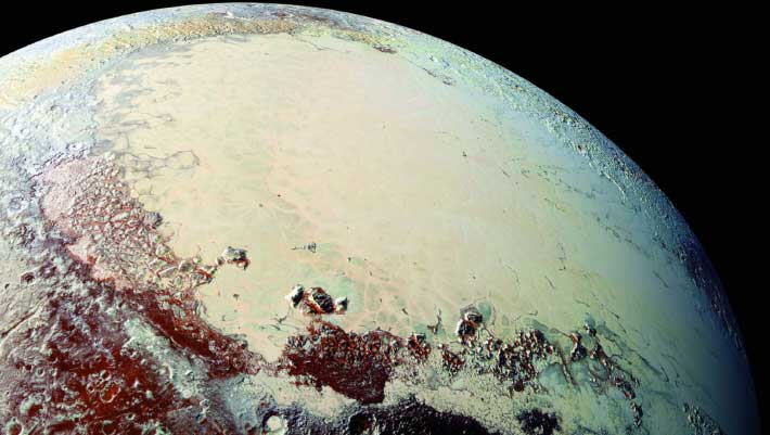 Planetary Researchers Solve Mystery of How Pluto Got Its Pear-Shaped Feature