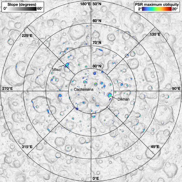 Planetary Scientists Create Map of Ceres’ Cold Traps